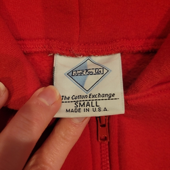 UW-Madison Bucky Women's Full Zip Hooded Sweatshirt Size Small - Picture 4 of 7